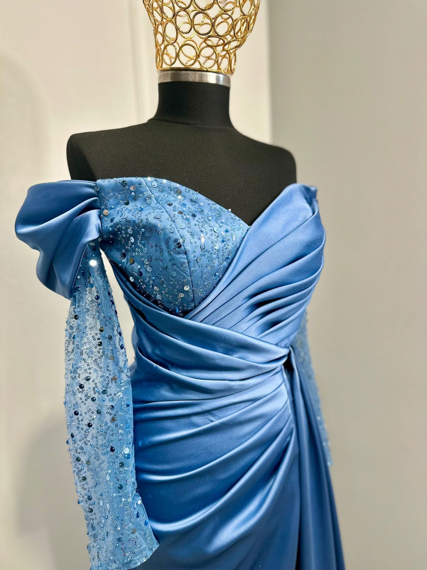 Rochie "Blue Mirage"