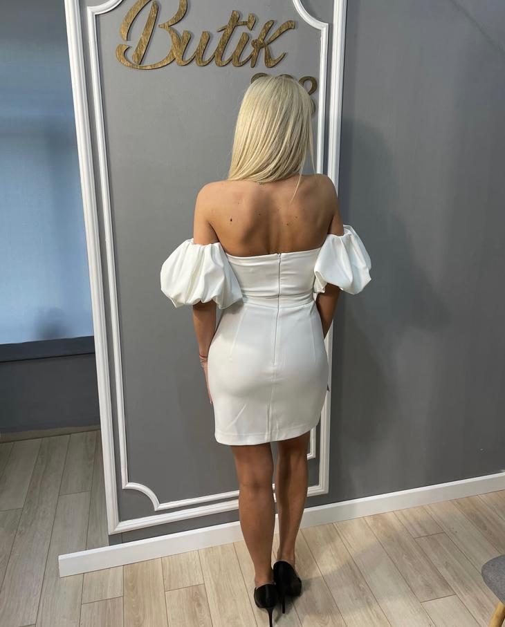 Rochie "Echo of White"