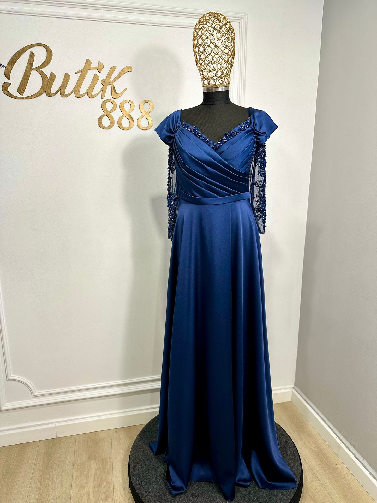 Rochie "Blue blossom"