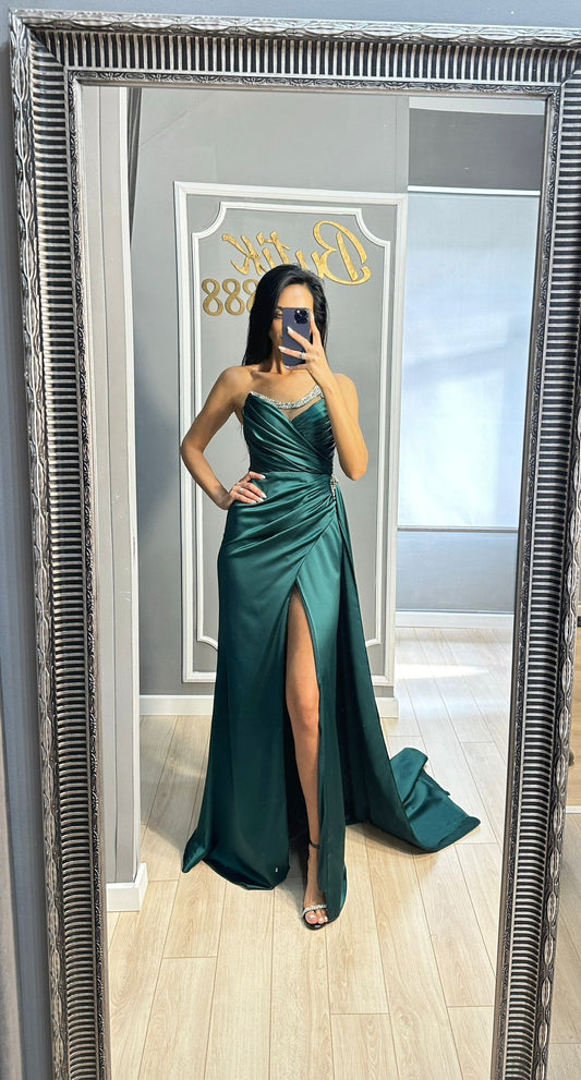 Rochie "green saphire"