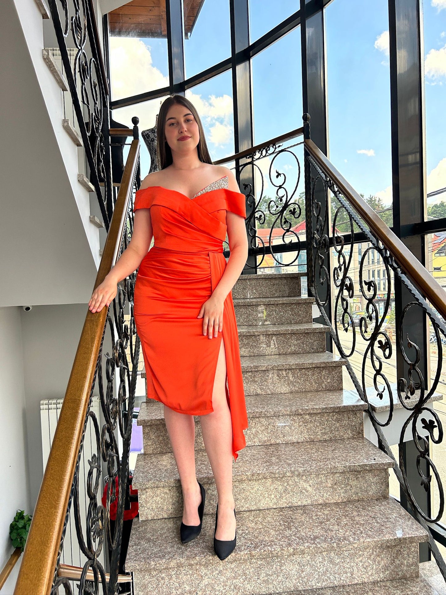 Rochie detaliu diamante