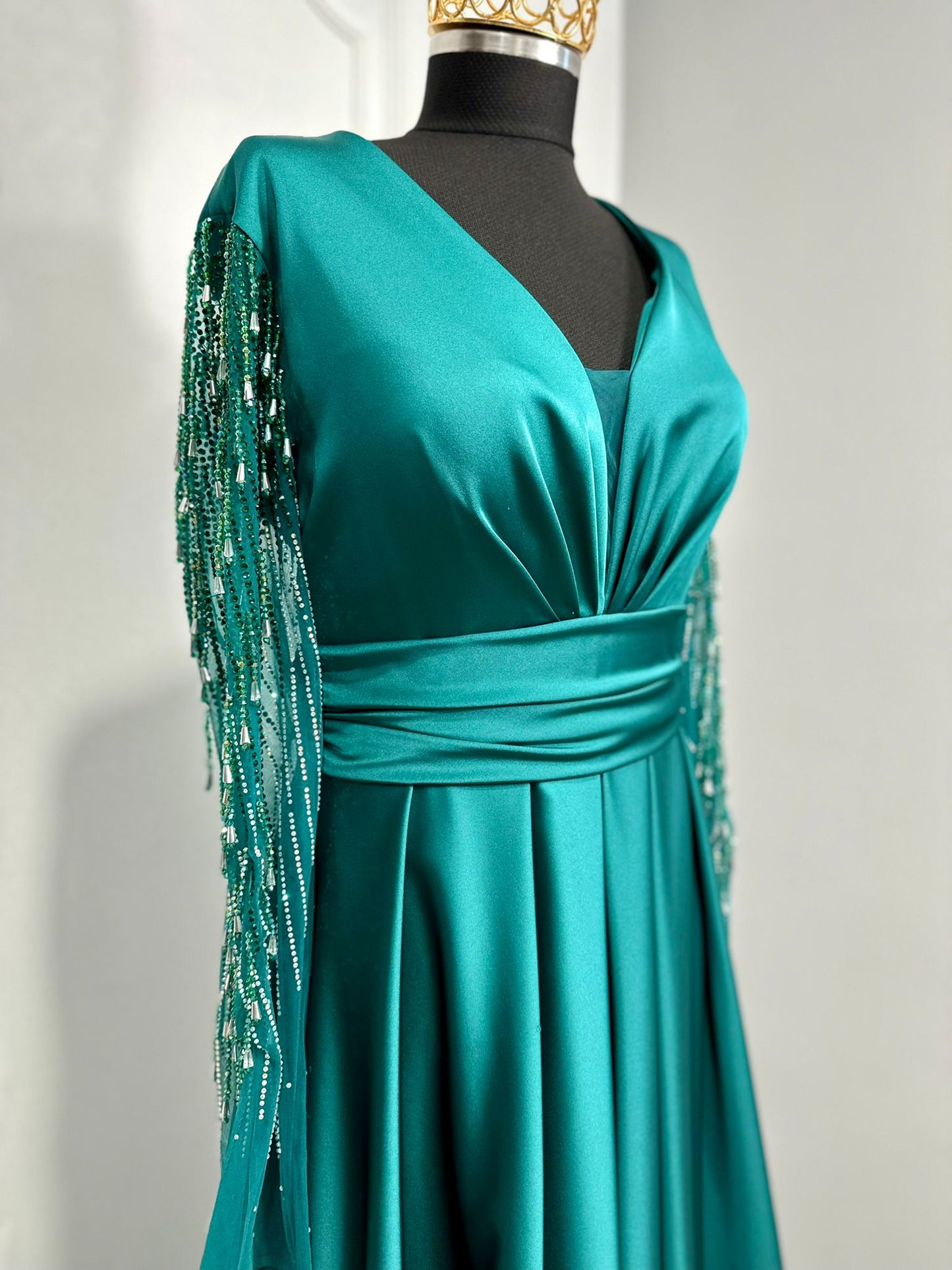 Rochie "Celestial emerald"