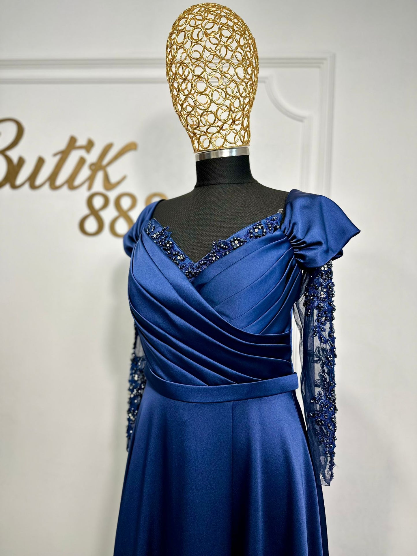 Rochie "Blue blossom"
