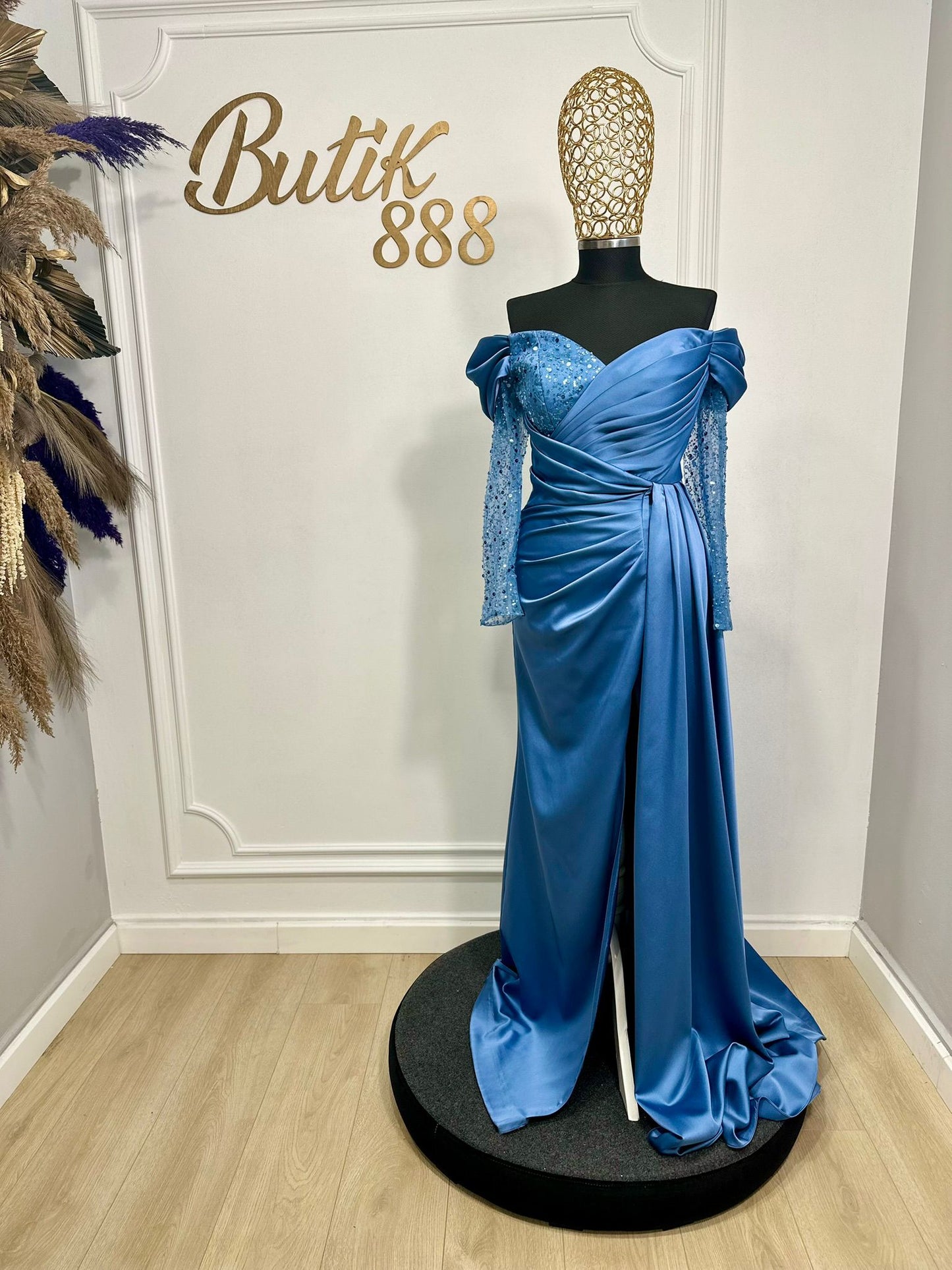 Rochie "Blue Mirage"