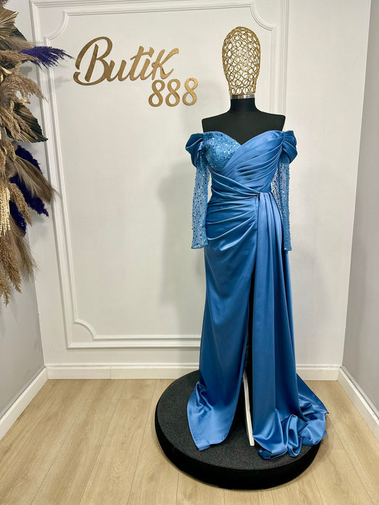 Rochie "Blue Mirage"