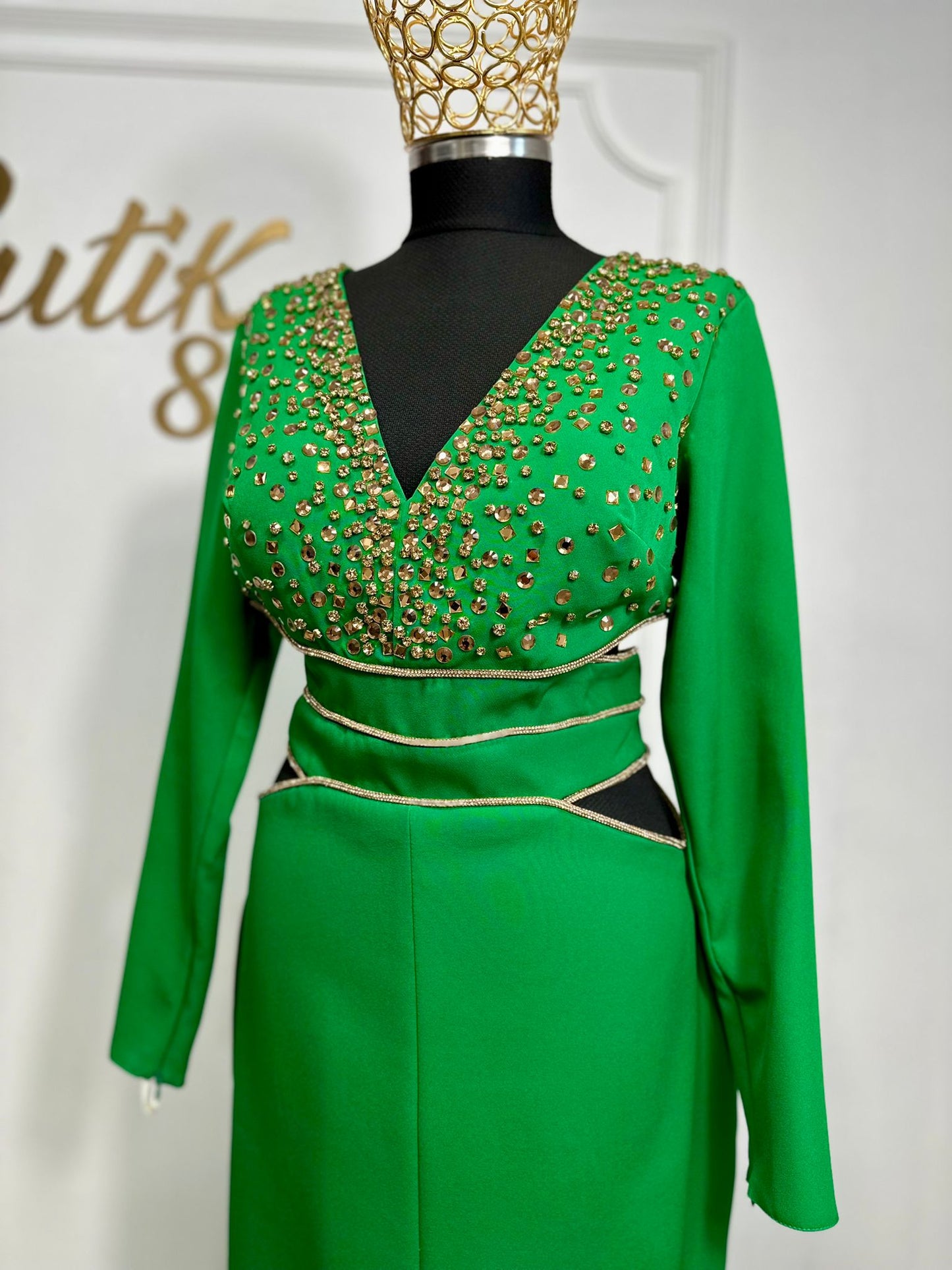 Rochie "Green grace"