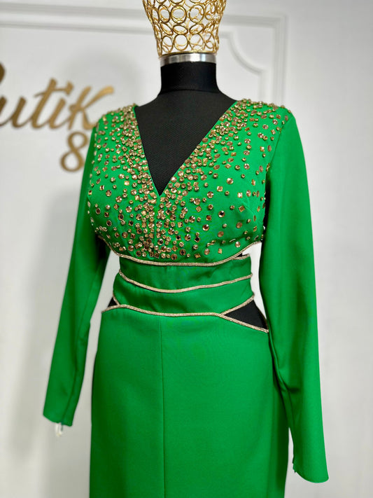 Rochie "Green grace"
