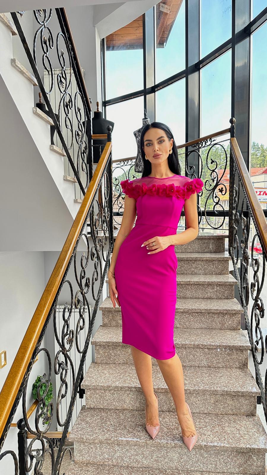 Rochie "pink flower"