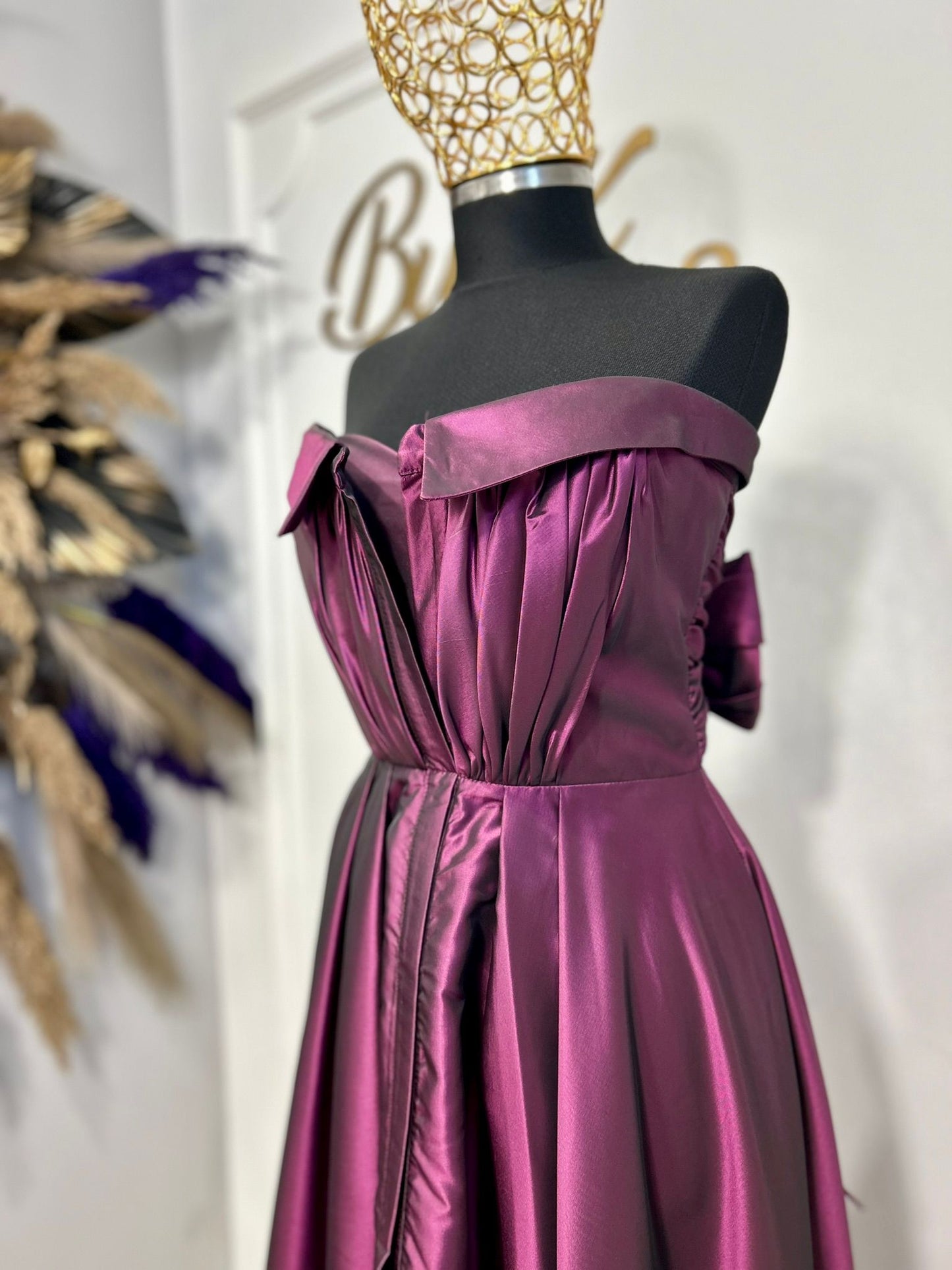 Rochie " Plum Elegance "