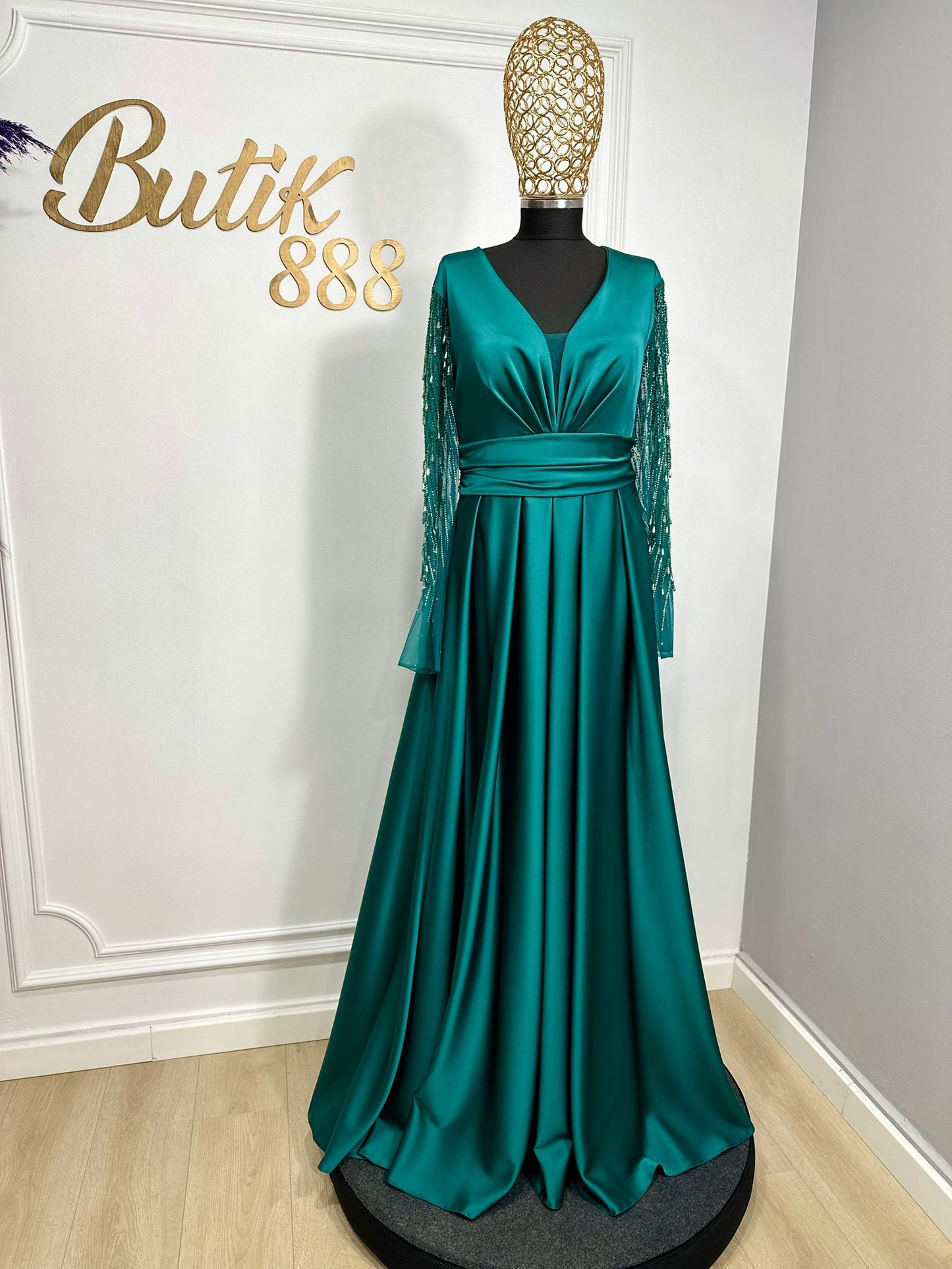 Rochie "Celestial emerald"