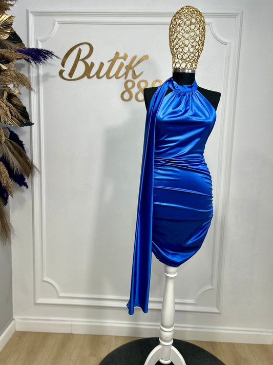 Rochie "Royal Blue Elegance"