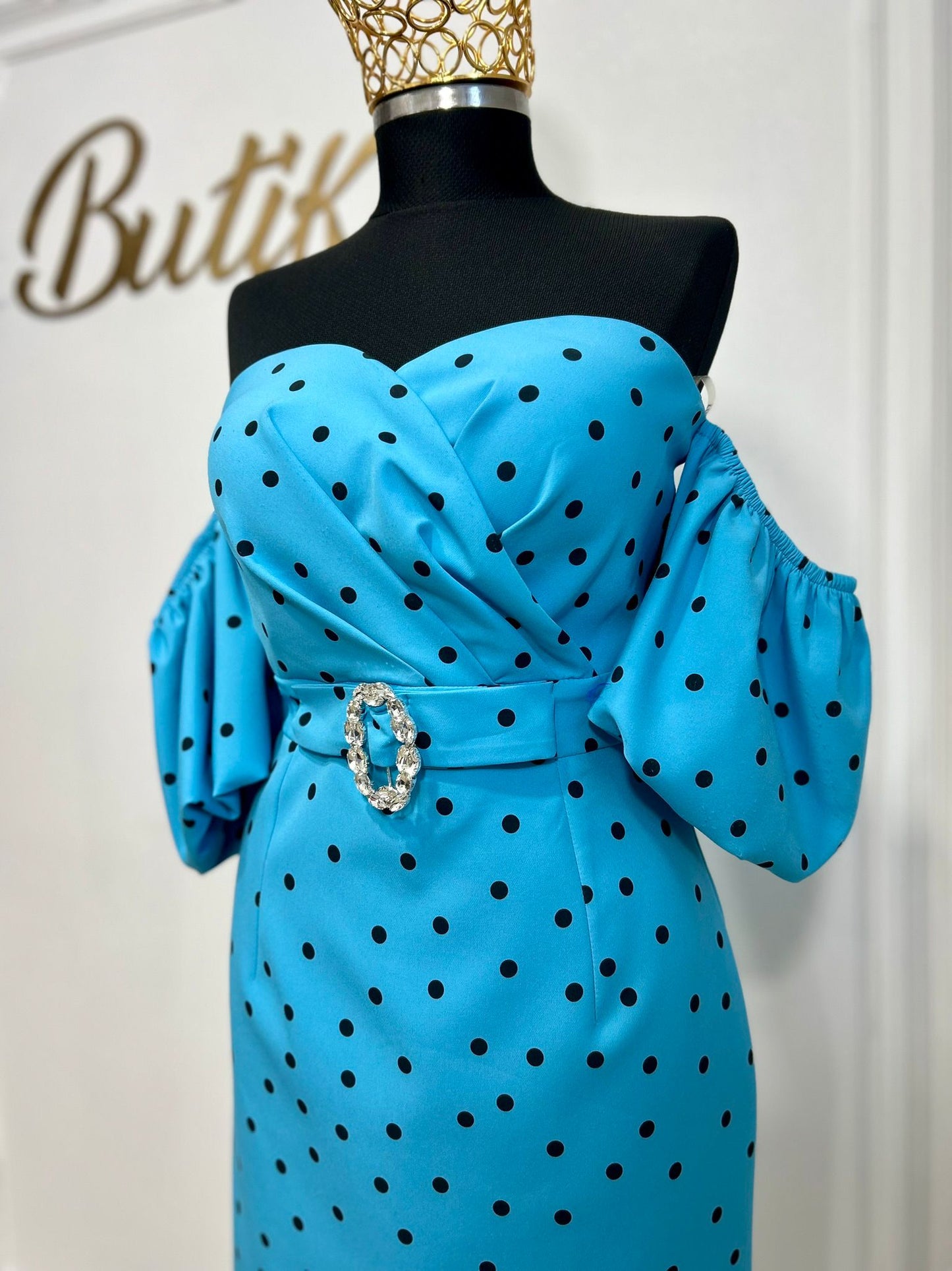 Rochie "Bluebery Dots"