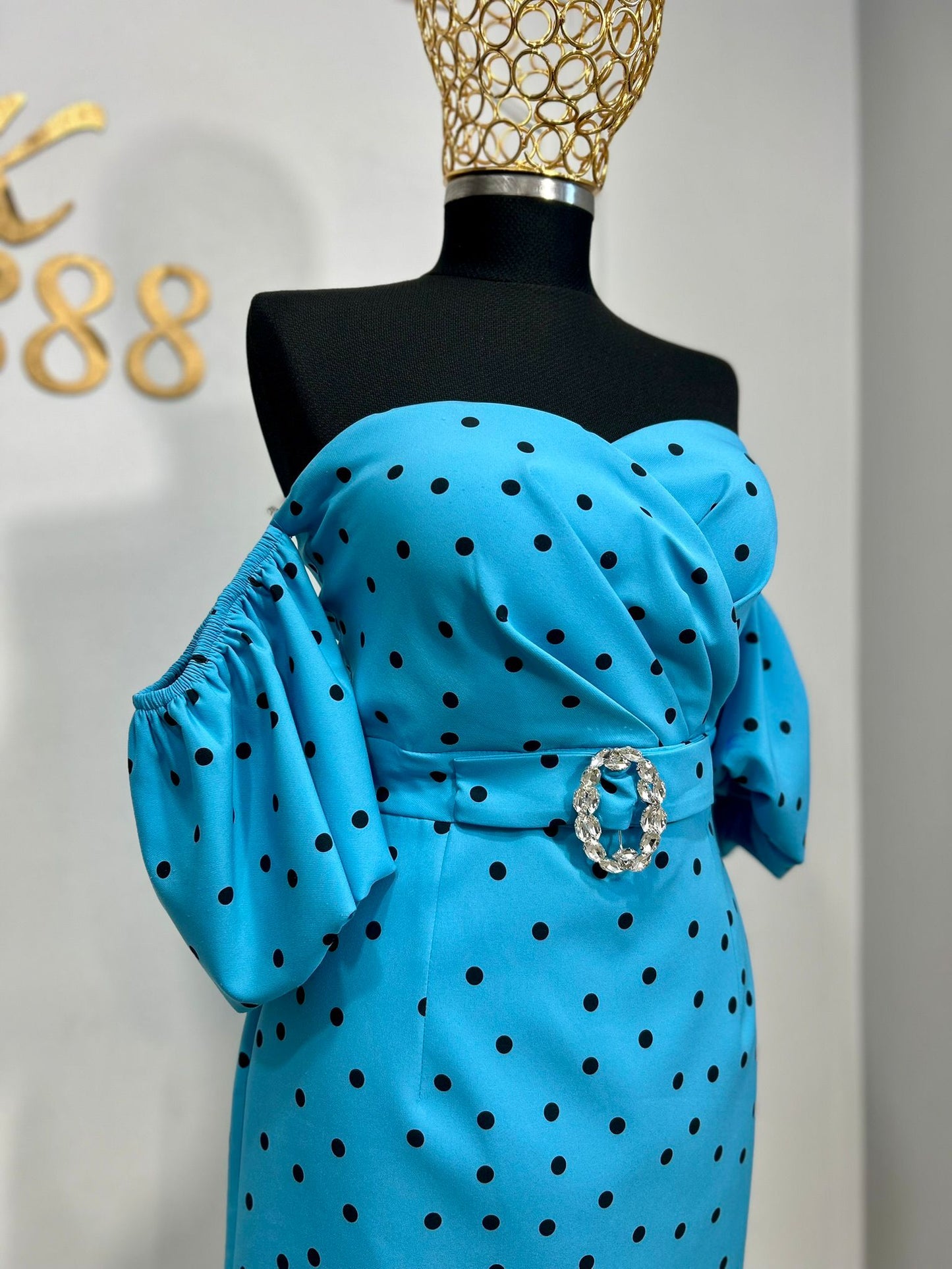 Rochie "Bluebery Dots"