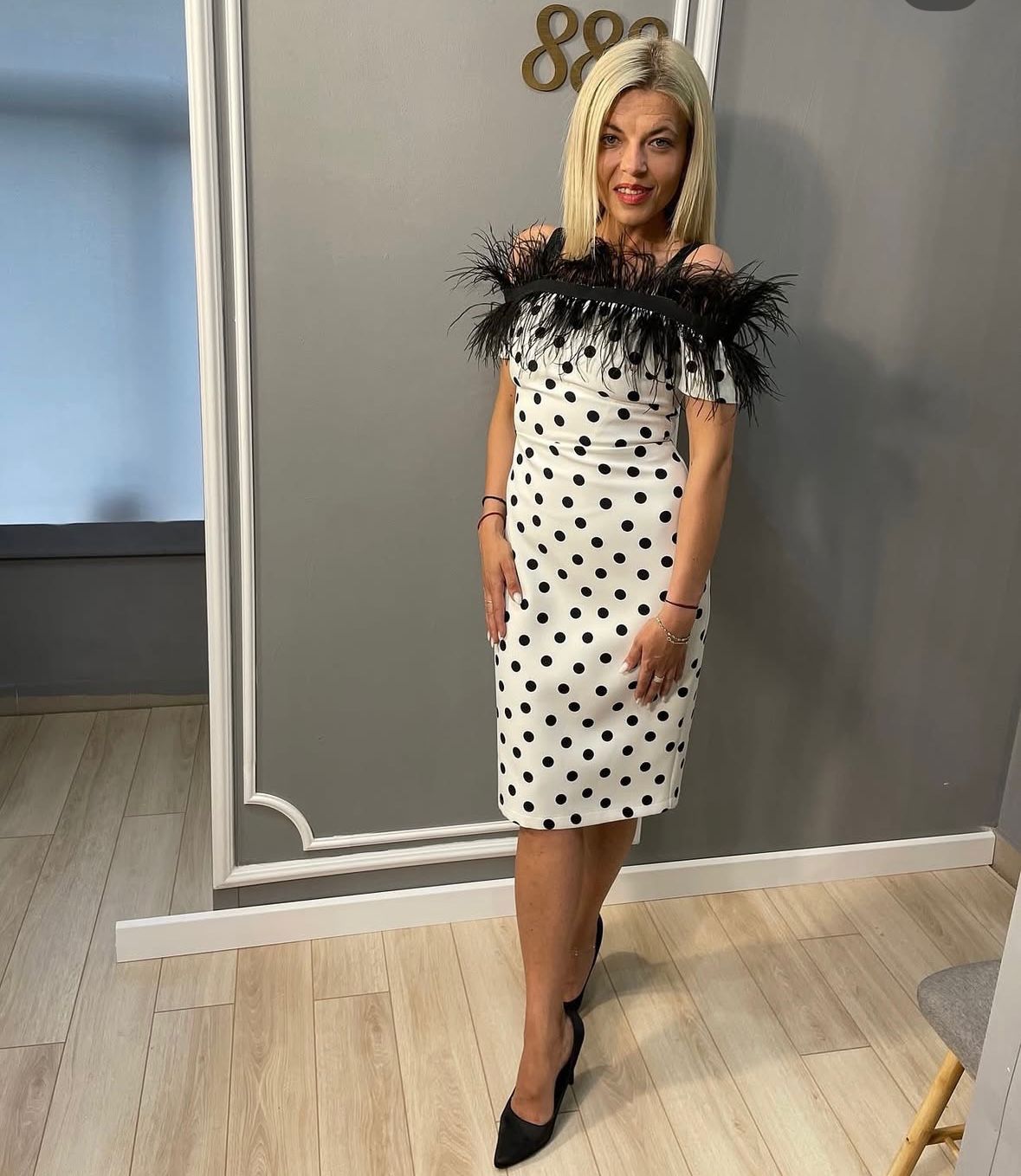 Rochie "Frosted Pearl"