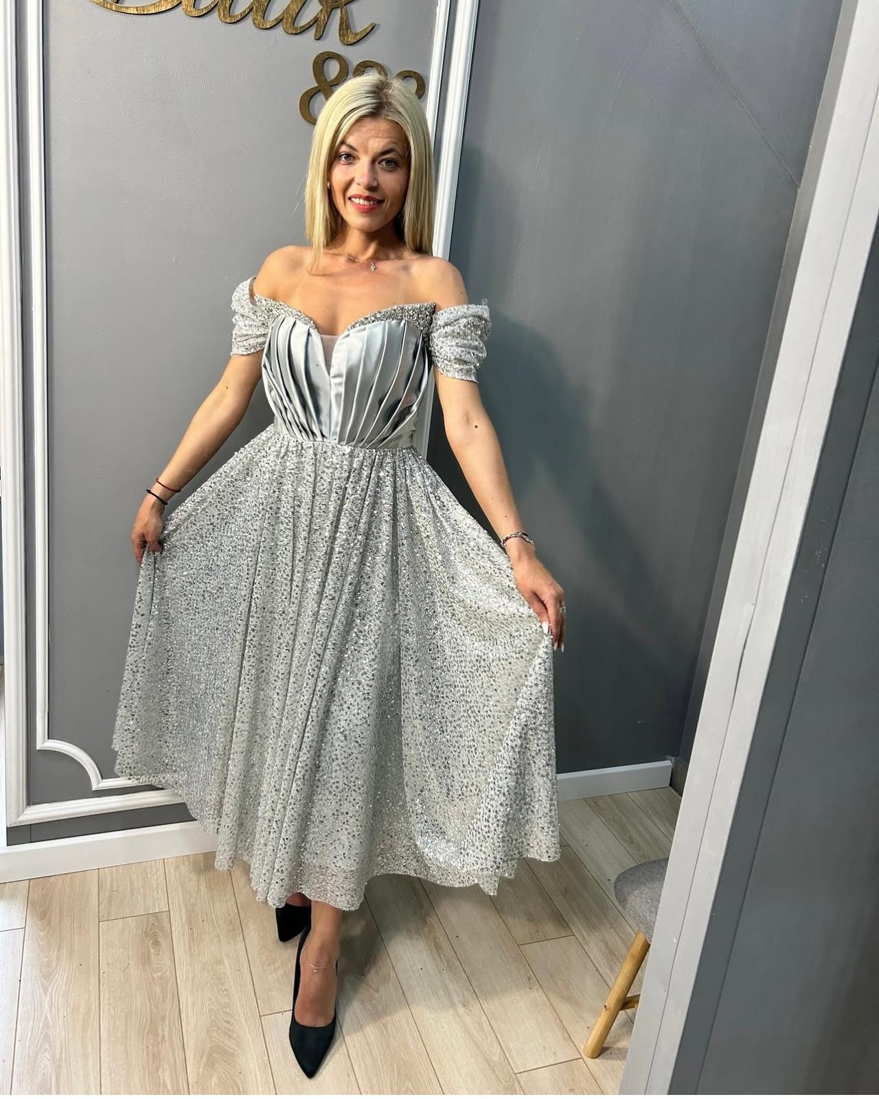 Rochie "Frosted Grace"