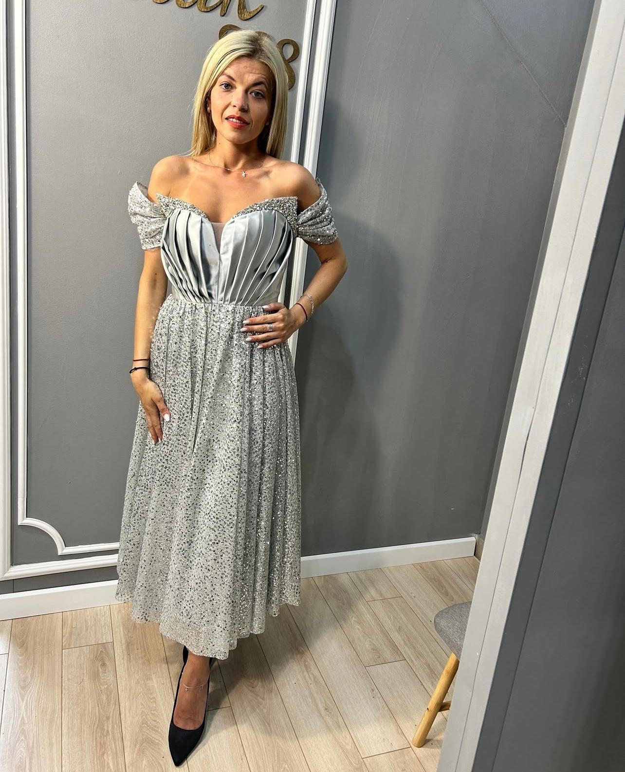 Rochie "Frosted Grace"