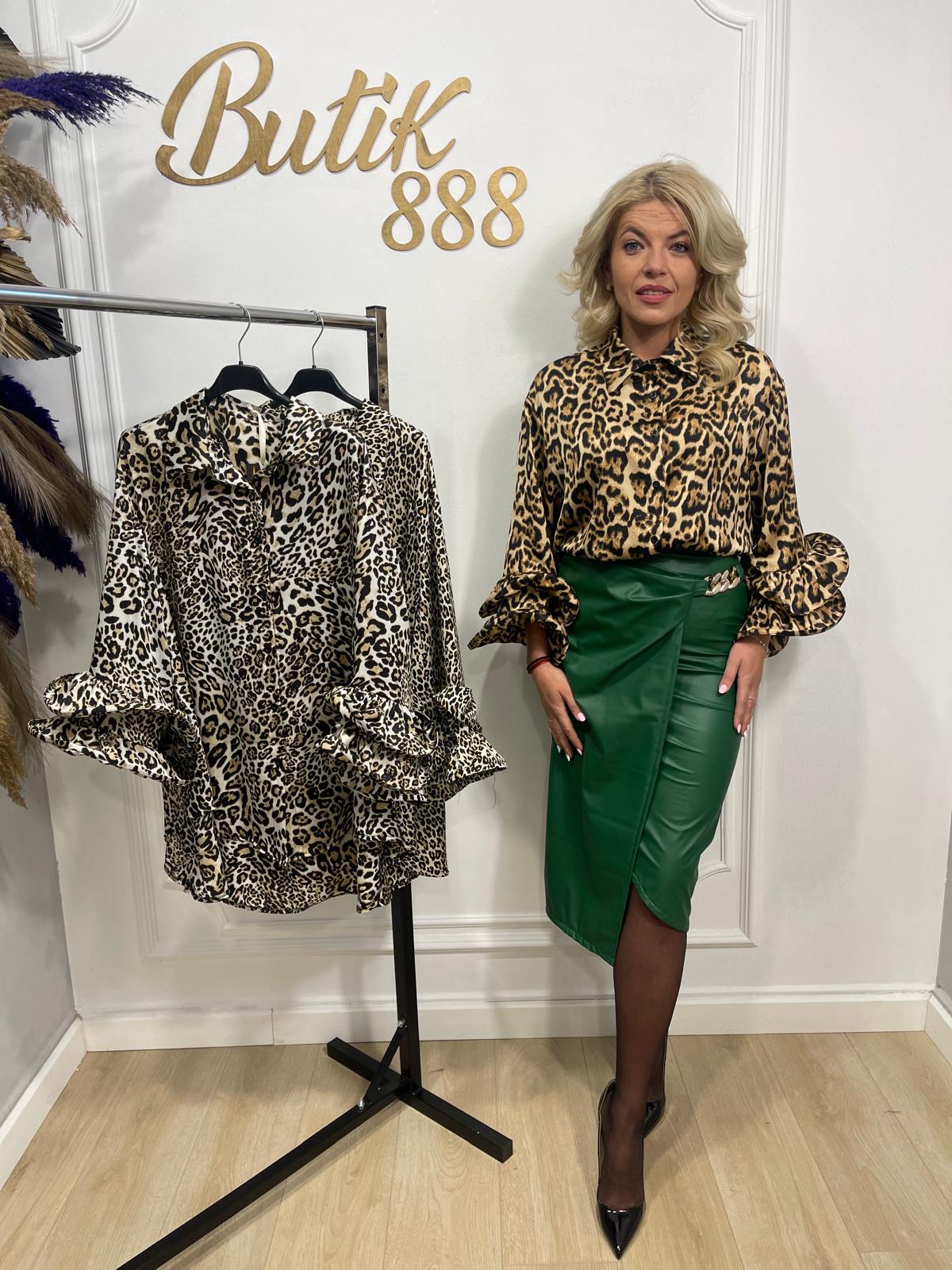 Camasa Print Maneci Clopot