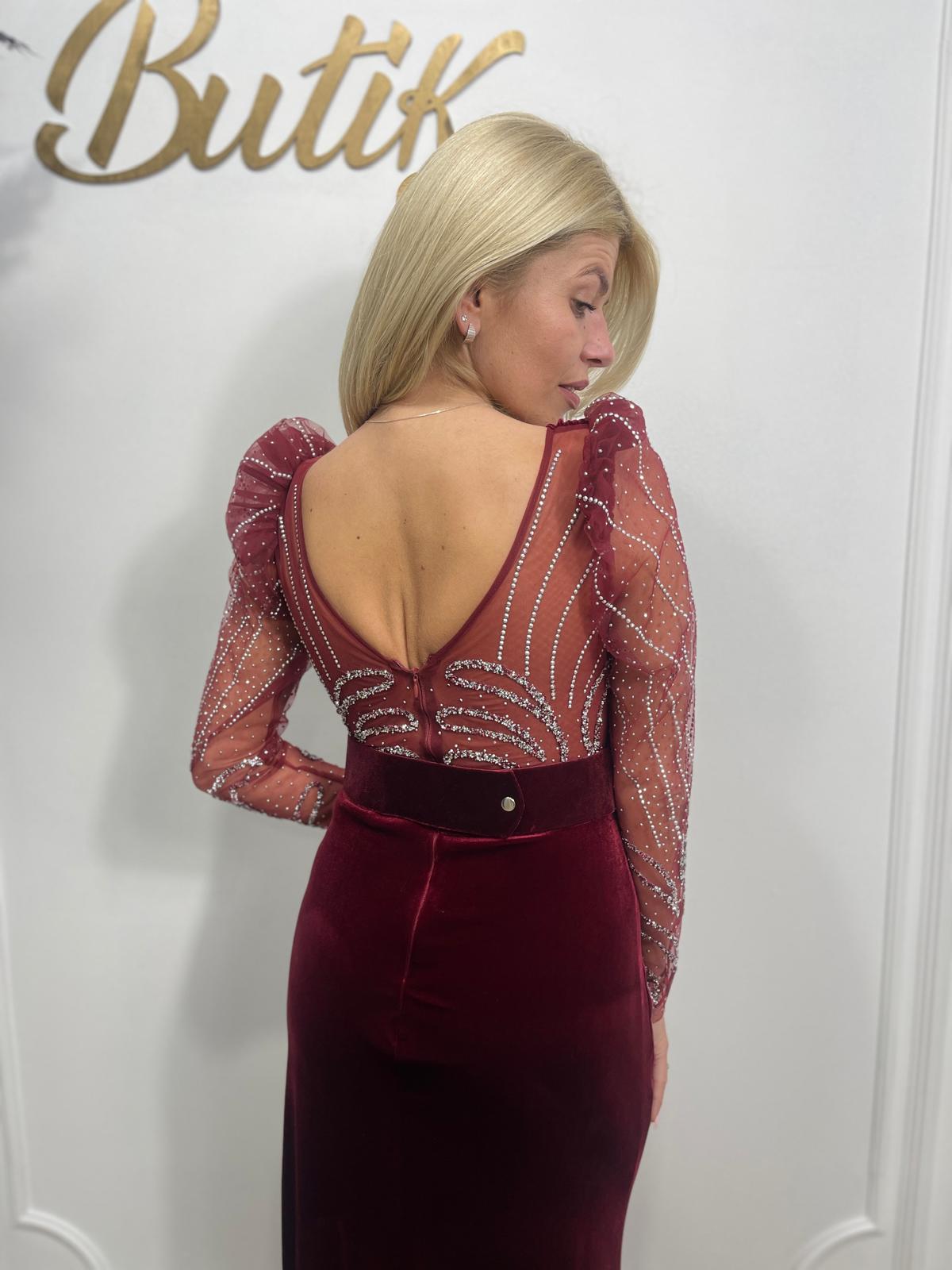 Rochie catifea aplicatii