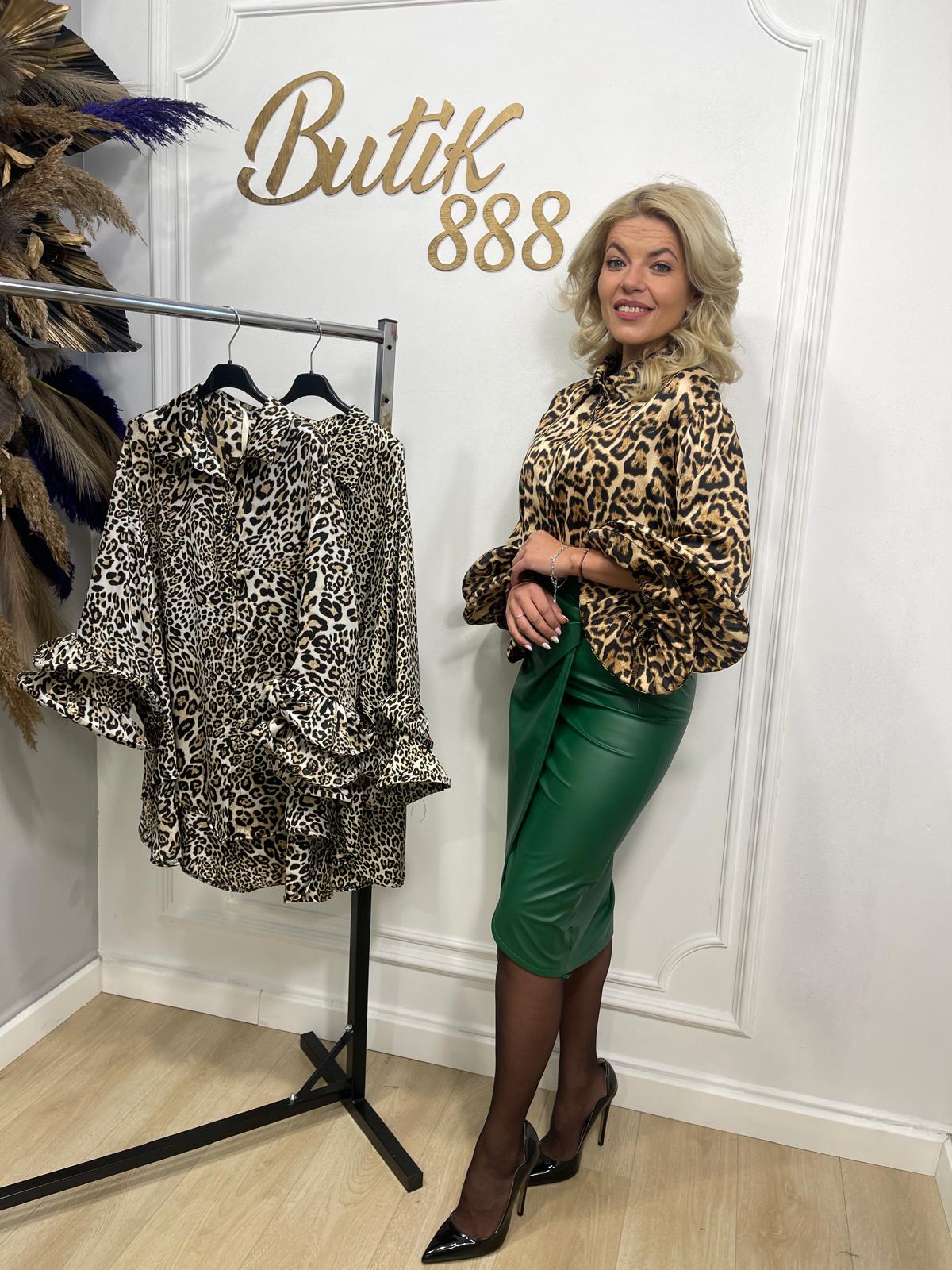 Camasa Print Maneci Clopot