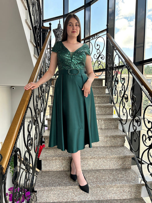 Rochie " Moss Serenade"