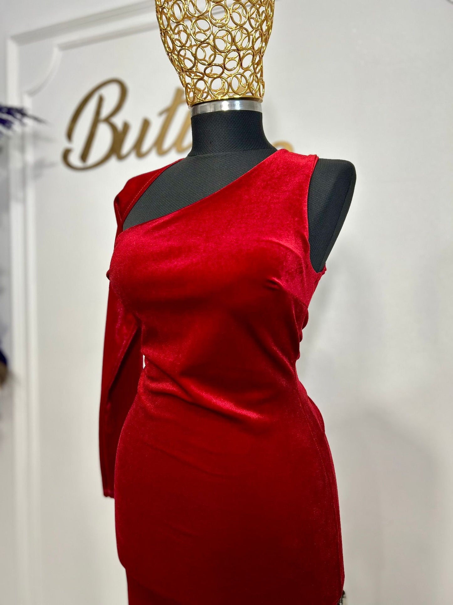 Rochie "Red Velvet Dream"