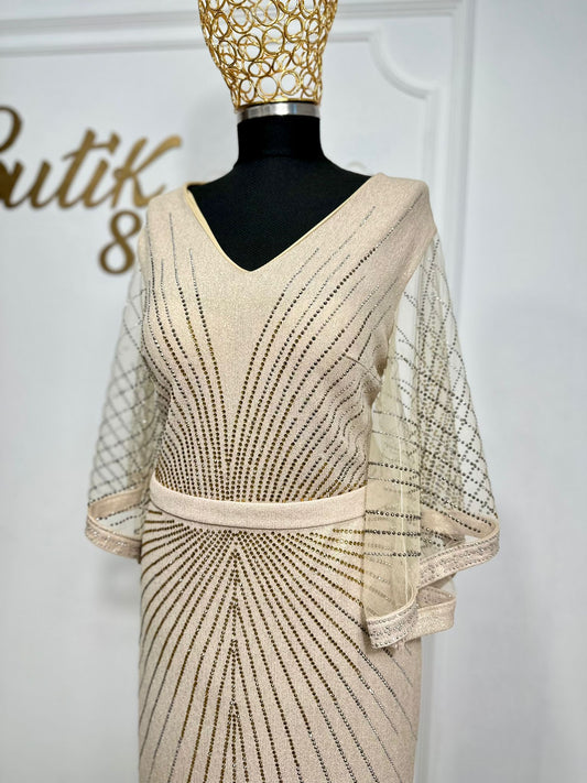 Rochie "Golden whisper"