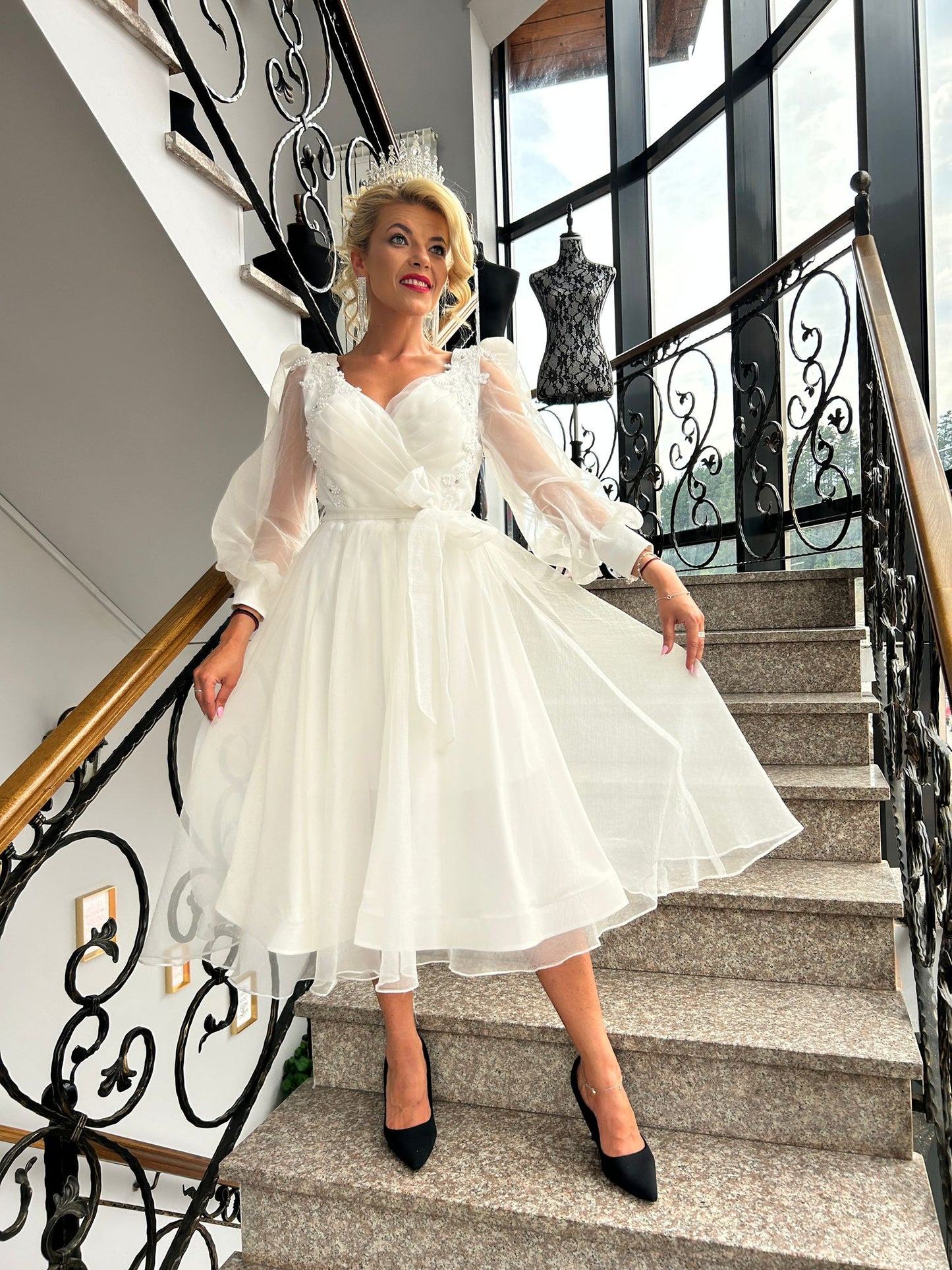Rochie "Snow pearl"