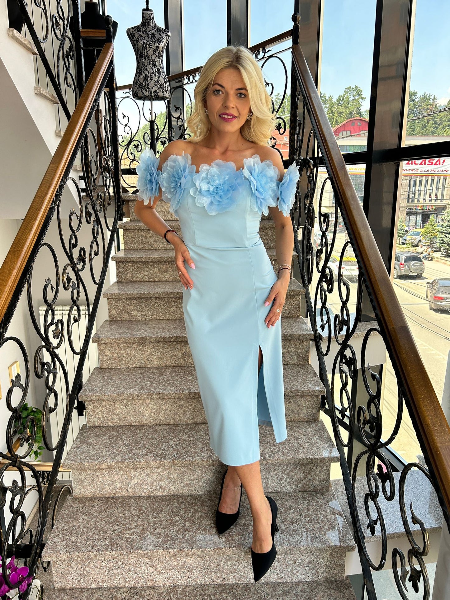 Rochie "winter flower"