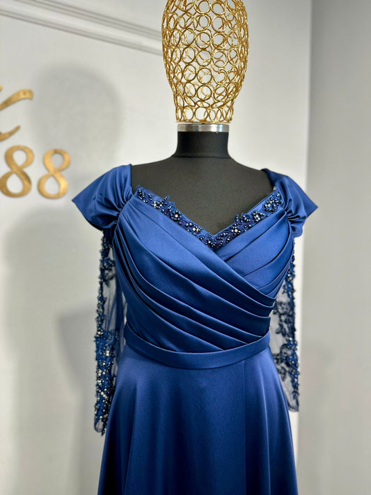 Rochie "Blue blossom"
