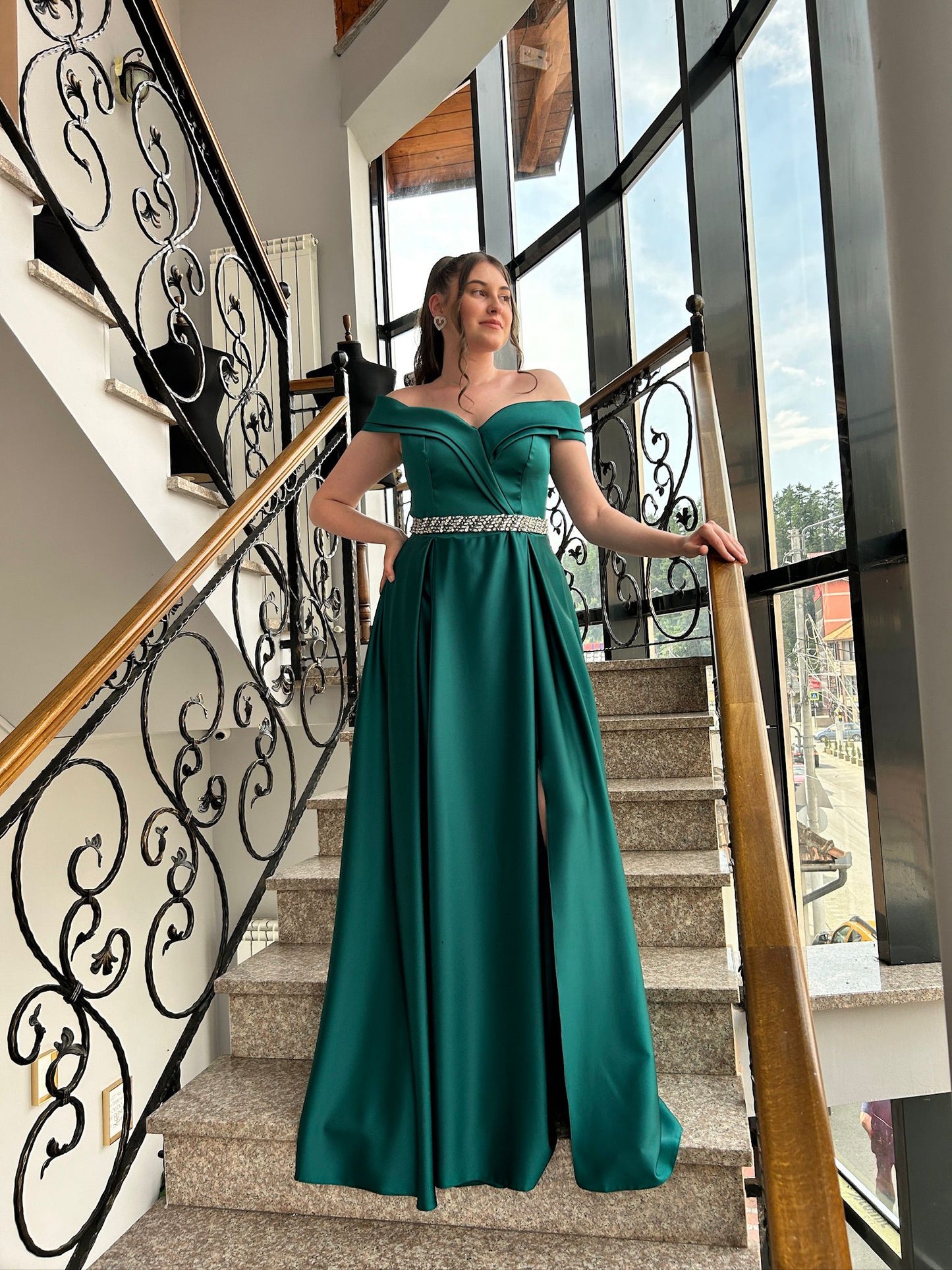 Rochie "Emerald Whisper "