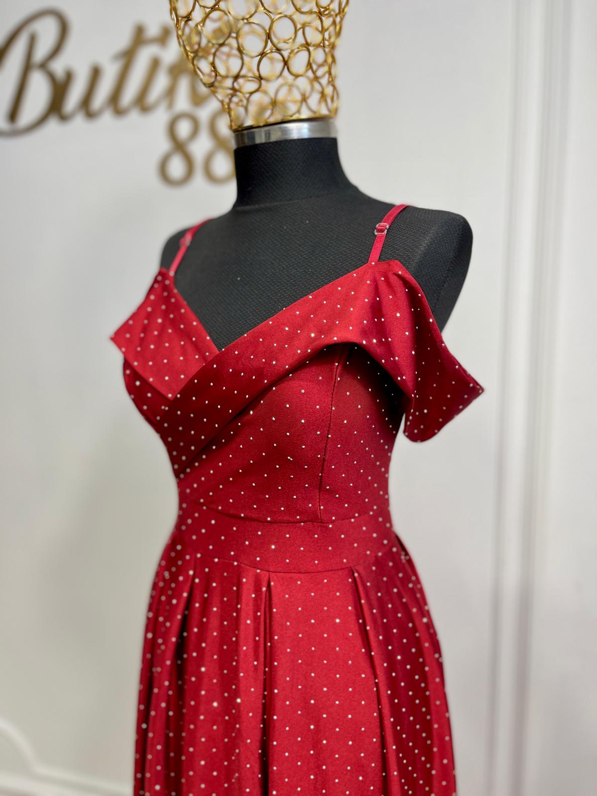 Rochie marime universala cu strasuri fine